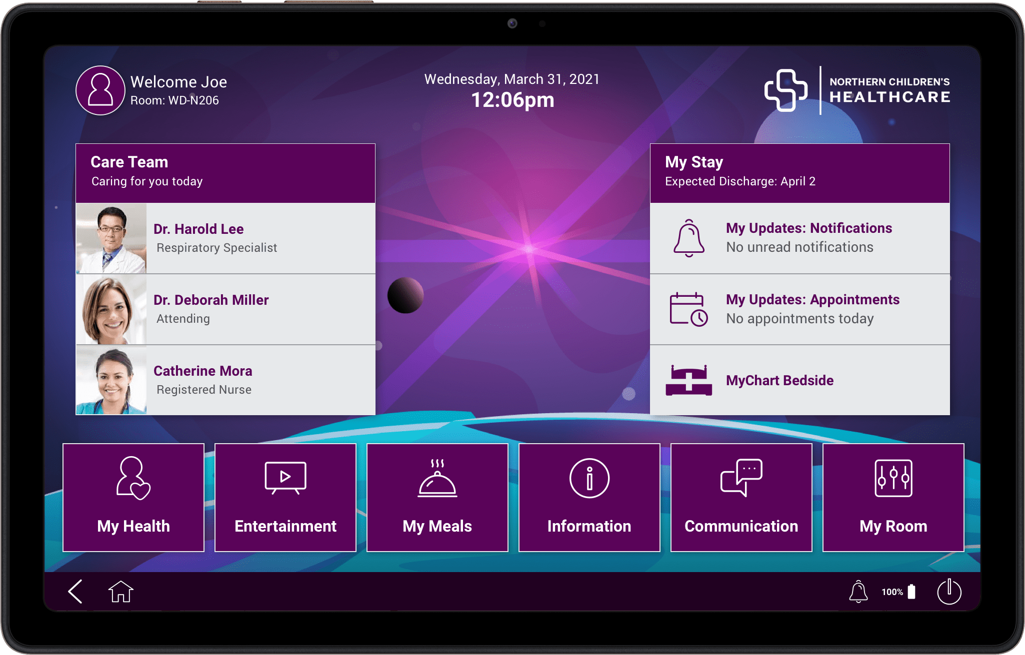 Utilizing Patient Engagement: MyChart Bedside - Oneview Healthcare